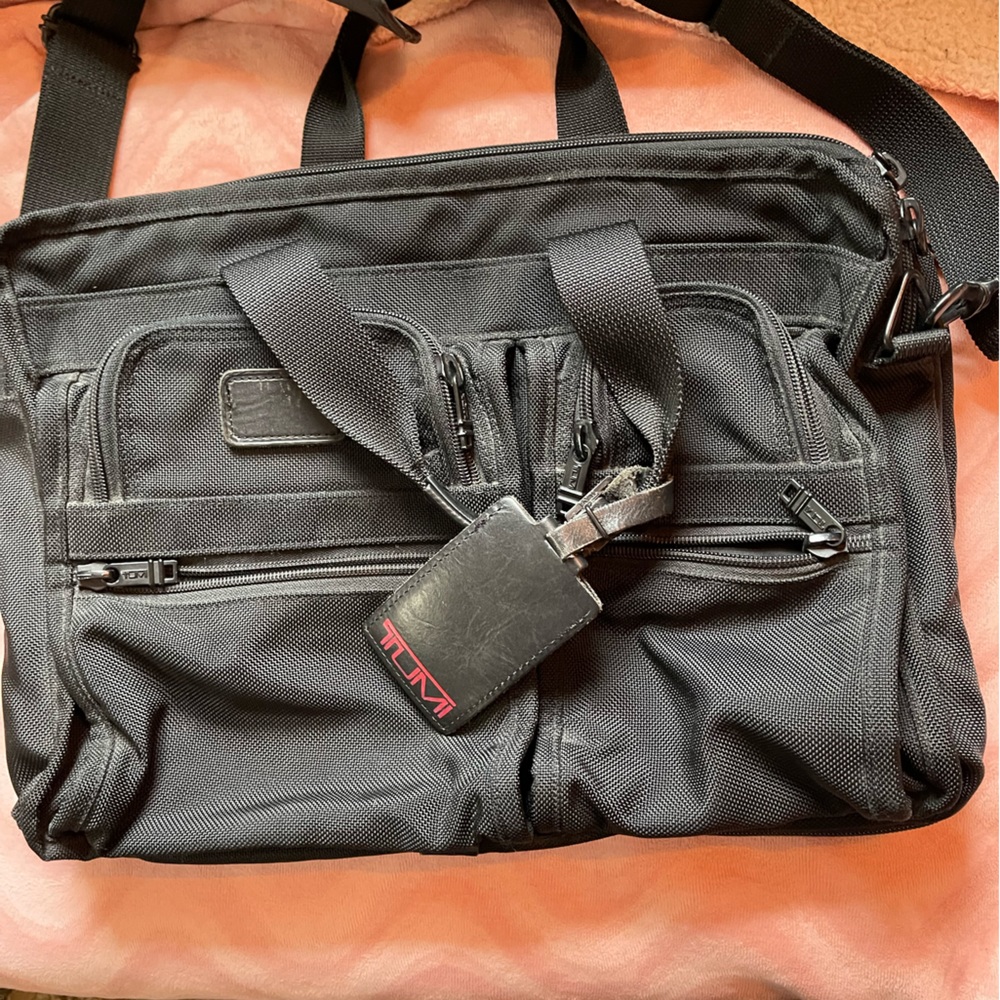 Tumi— old school Briefcase/laptop bag
